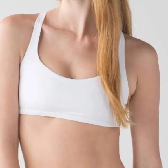 Lululemon Wild and Free Bra White Size 6 - Picture 1 of 3